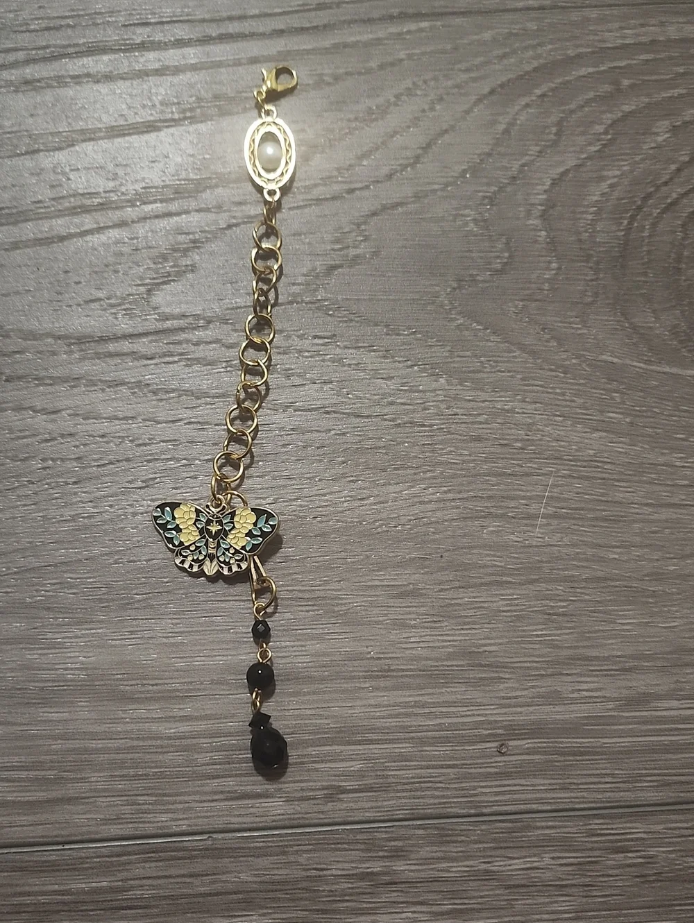 Handcrafted LUNA MOTH Enchantment Zipper Pull/bagcharm